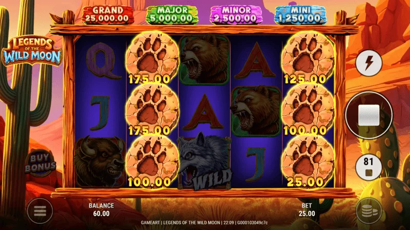 Legends of the Wild Moon - chiến thắng trong trò chơi cơ bản